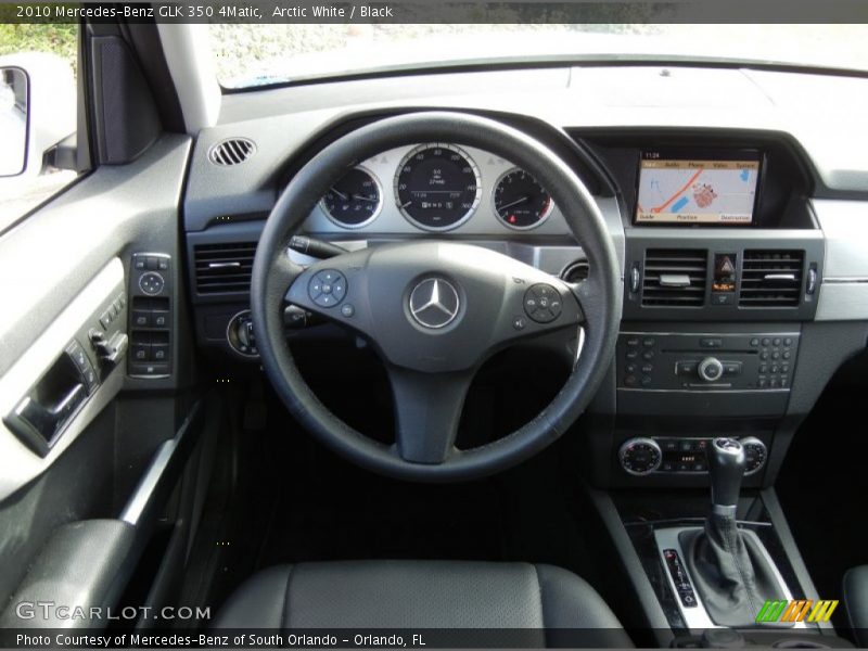 Arctic White / Black 2010 Mercedes-Benz GLK 350 4Matic