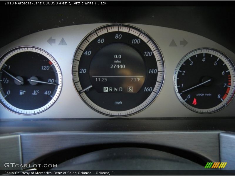 Arctic White / Black 2010 Mercedes-Benz GLK 350 4Matic