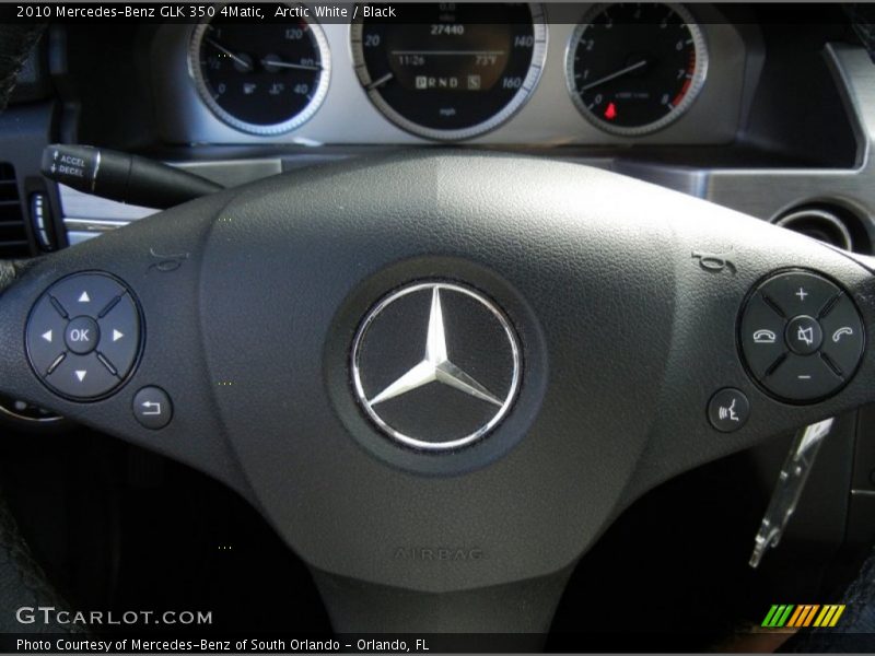 Arctic White / Black 2010 Mercedes-Benz GLK 350 4Matic
