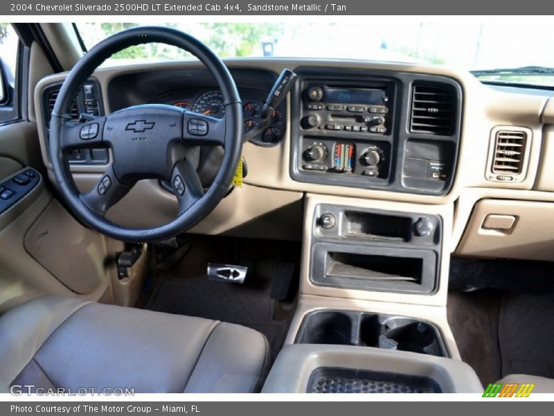 Sandstone Metallic / Tan 2004 Chevrolet Silverado 2500HD LT Extended Cab 4x4