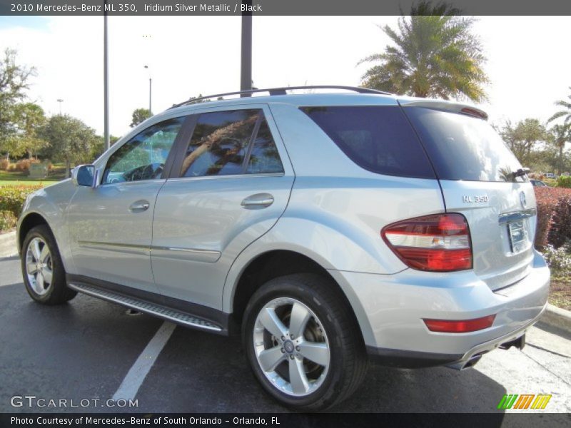 Iridium Silver Metallic / Black 2010 Mercedes-Benz ML 350