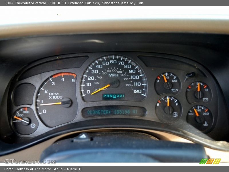  2004 Silverado 2500HD LT Extended Cab 4x4 LT Extended Cab 4x4 Gauges