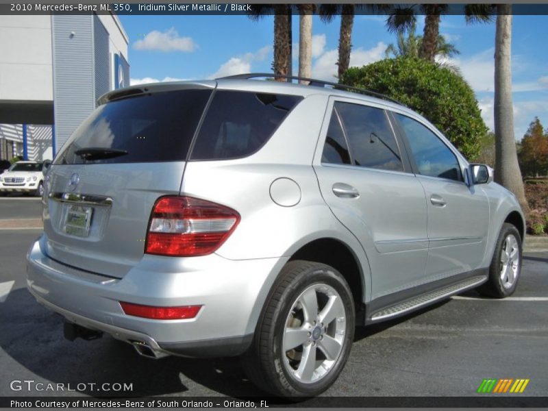 Iridium Silver Metallic / Black 2010 Mercedes-Benz ML 350