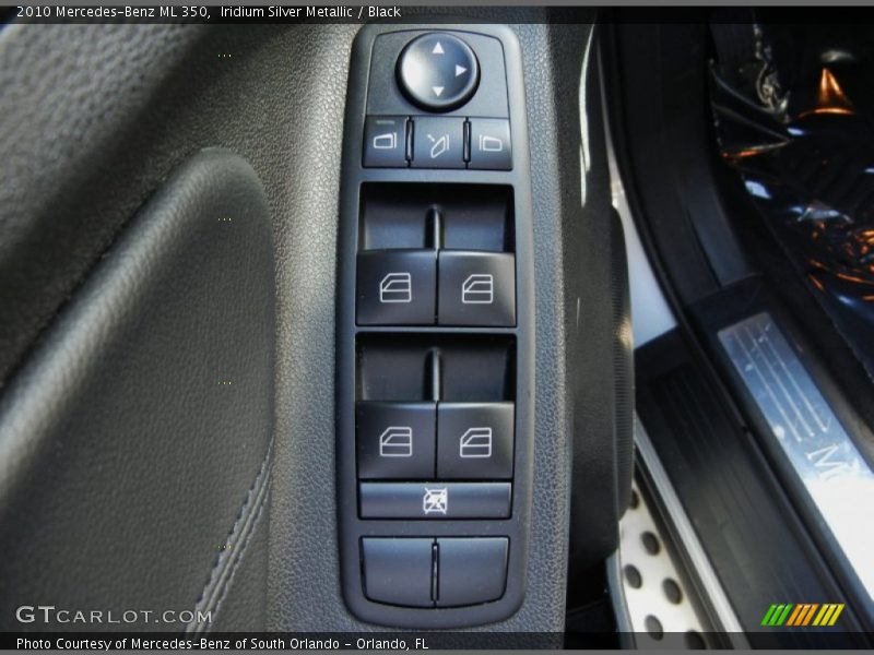 Iridium Silver Metallic / Black 2010 Mercedes-Benz ML 350