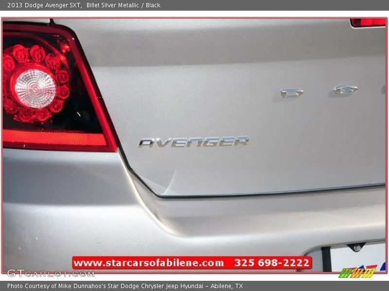 Billet Silver Metallic / Black 2013 Dodge Avenger SXT