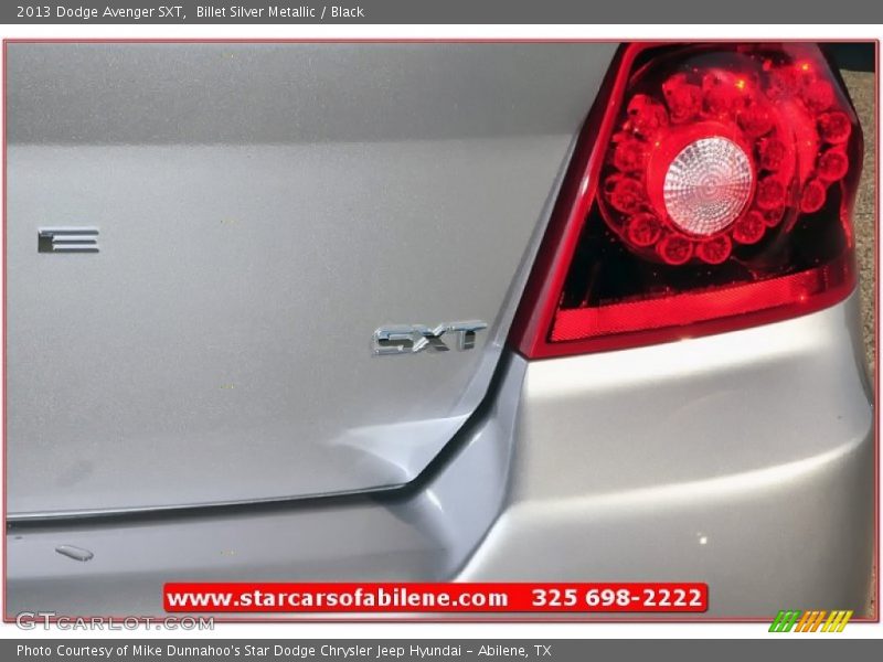 Billet Silver Metallic / Black 2013 Dodge Avenger SXT