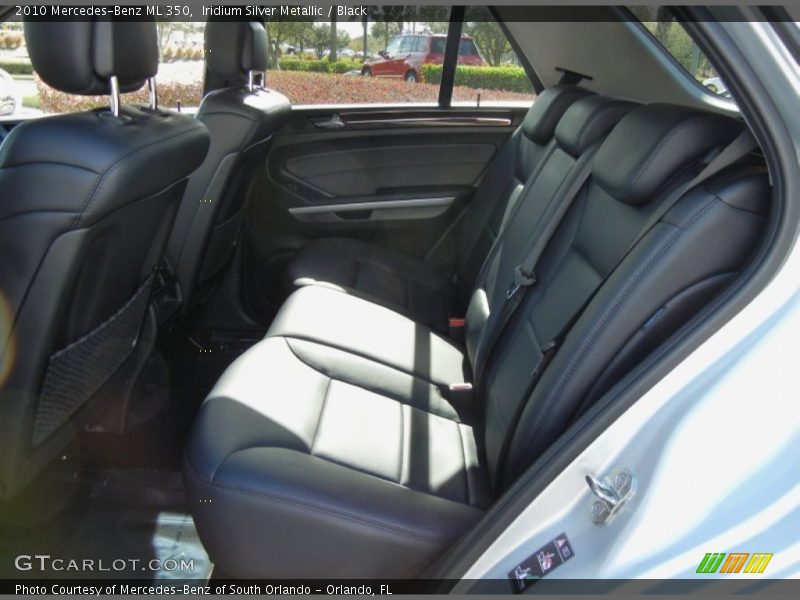Iridium Silver Metallic / Black 2010 Mercedes-Benz ML 350