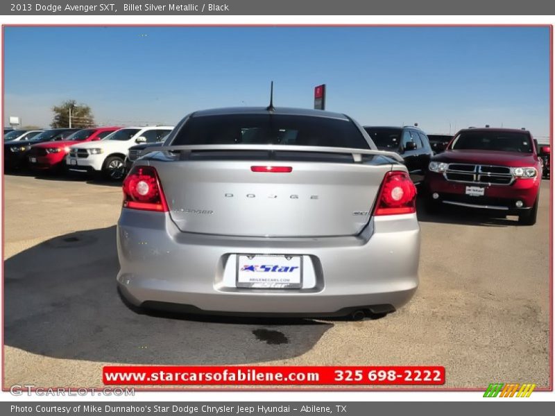 Billet Silver Metallic / Black 2013 Dodge Avenger SXT