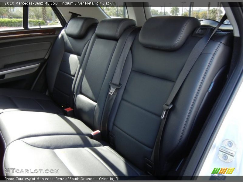 Iridium Silver Metallic / Black 2010 Mercedes-Benz ML 350