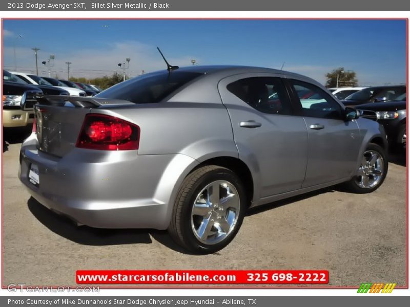 Billet Silver Metallic / Black 2013 Dodge Avenger SXT