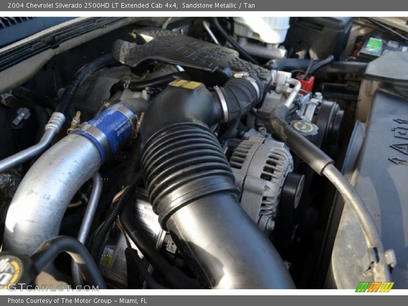 Sandstone Metallic / Tan 2004 Chevrolet Silverado 2500HD LT Extended Cab 4x4