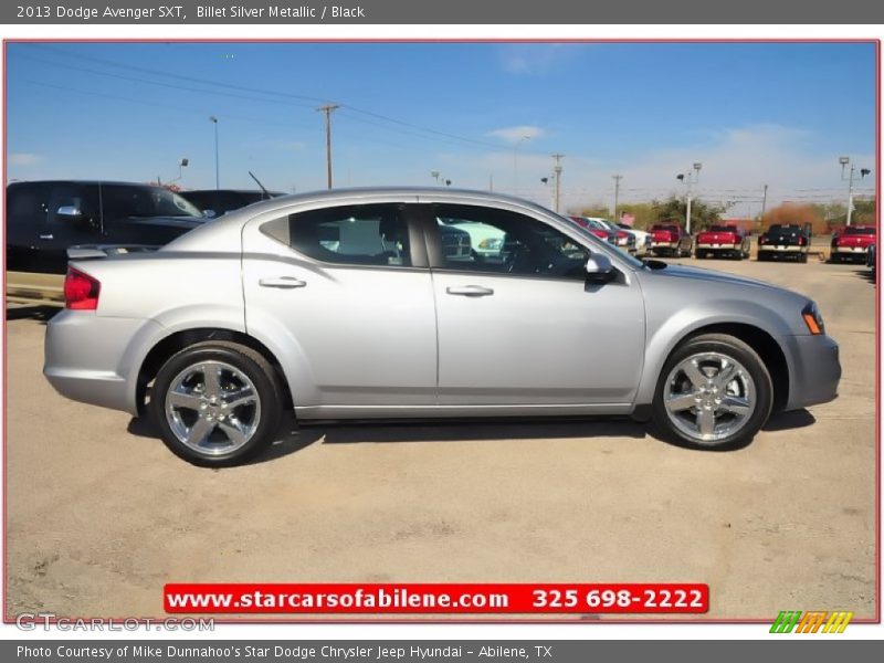 Billet Silver Metallic / Black 2013 Dodge Avenger SXT