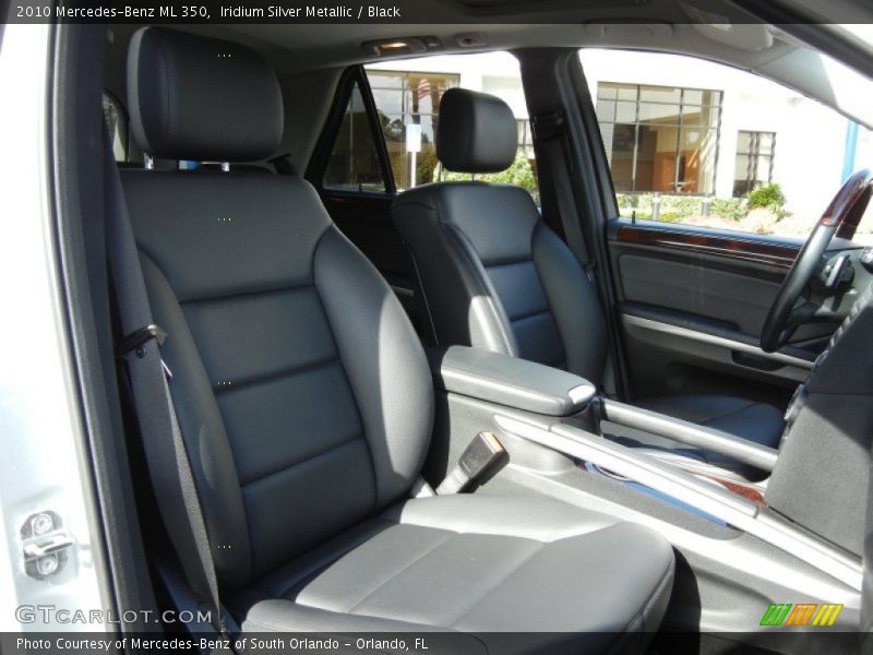 Iridium Silver Metallic / Black 2010 Mercedes-Benz ML 350