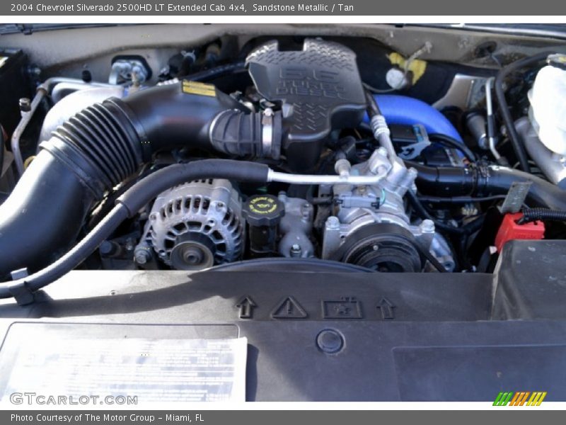  2004 Silverado 2500HD LT Extended Cab 4x4 Engine - 6.6 Liter OHV 32-Valve Duramax Turbo Diesel V8
