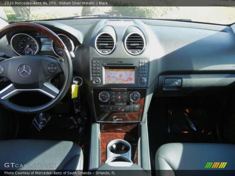Iridium Silver Metallic / Black 2010 Mercedes-Benz ML 350