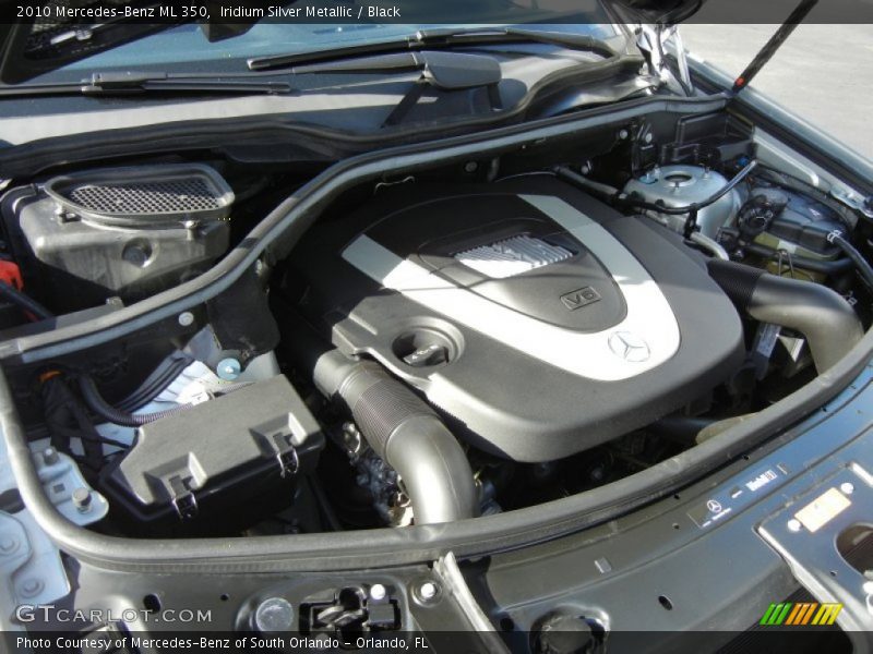 Iridium Silver Metallic / Black 2010 Mercedes-Benz ML 350
