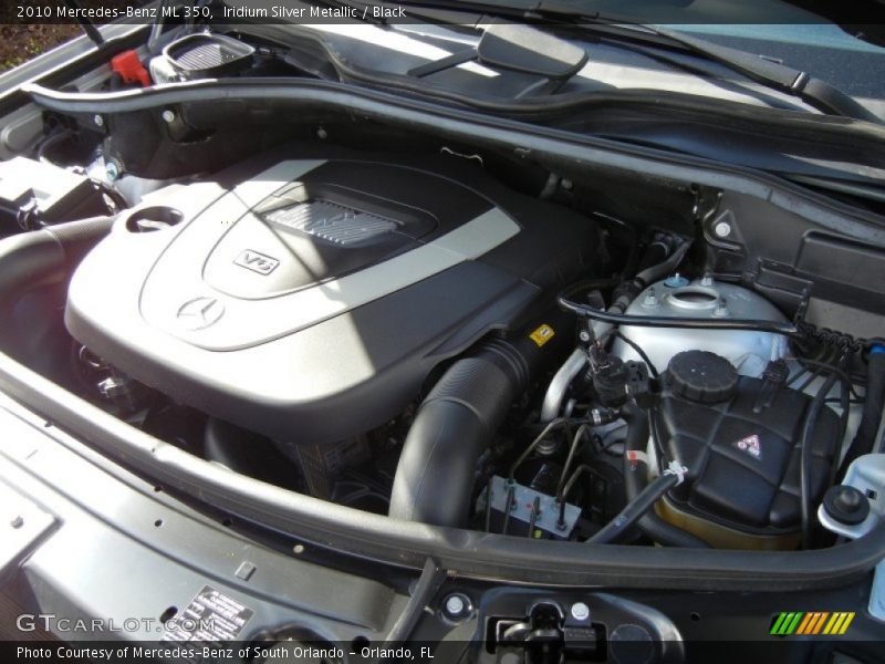 Iridium Silver Metallic / Black 2010 Mercedes-Benz ML 350