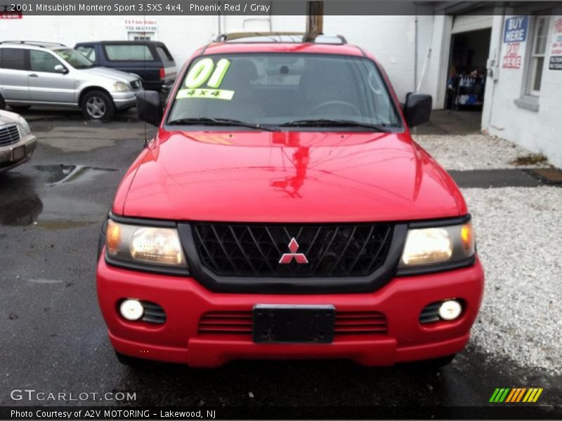 Phoenix Red / Gray 2001 Mitsubishi Montero Sport 3.5XS 4x4