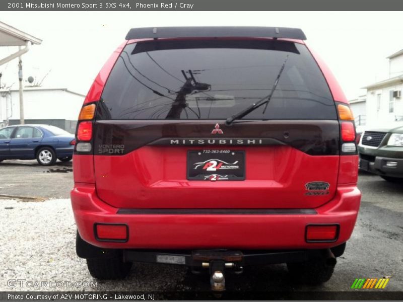 Phoenix Red / Gray 2001 Mitsubishi Montero Sport 3.5XS 4x4