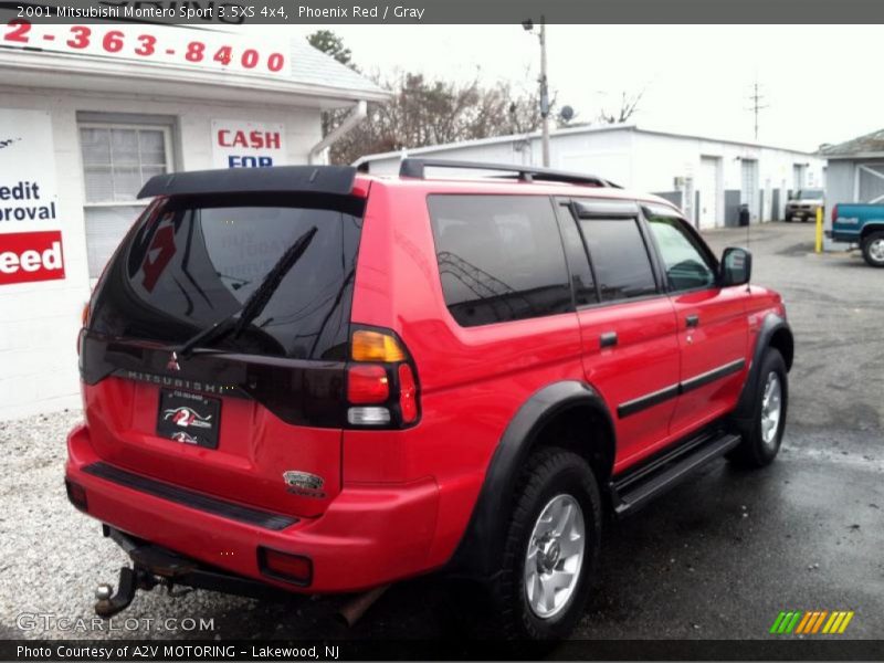 Phoenix Red / Gray 2001 Mitsubishi Montero Sport 3.5XS 4x4