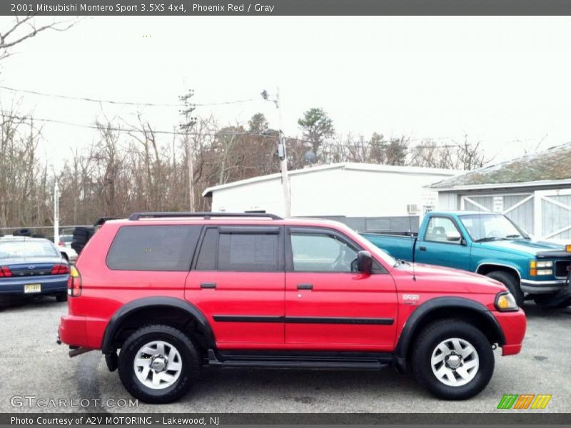Phoenix Red / Gray 2001 Mitsubishi Montero Sport 3.5XS 4x4