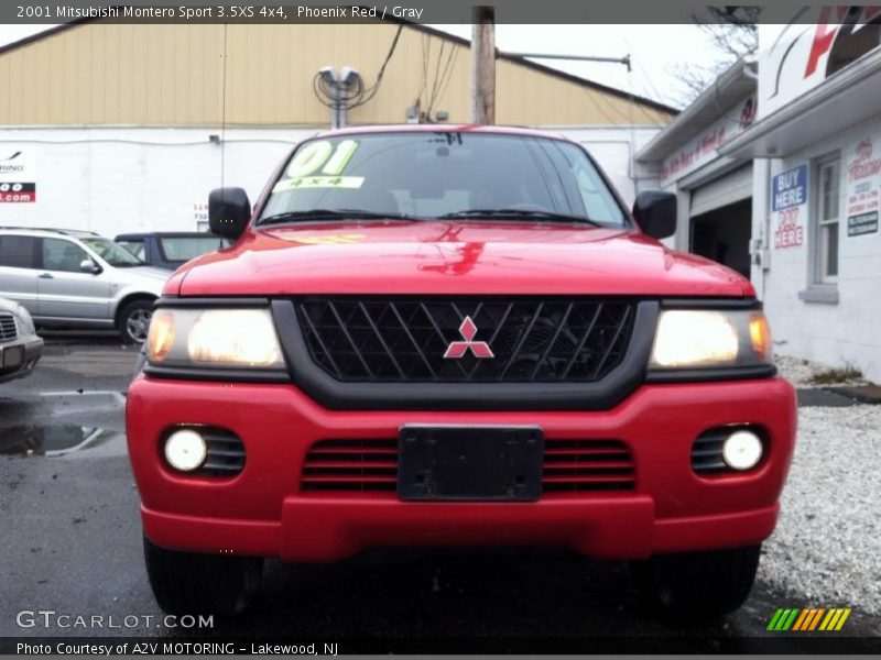 Phoenix Red / Gray 2001 Mitsubishi Montero Sport 3.5XS 4x4