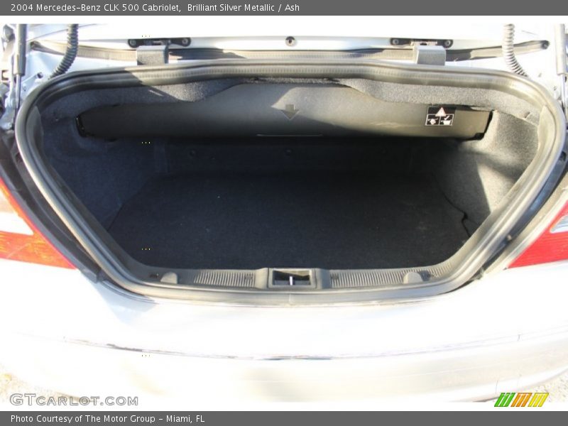 Brilliant Silver Metallic / Ash 2004 Mercedes-Benz CLK 500 Cabriolet