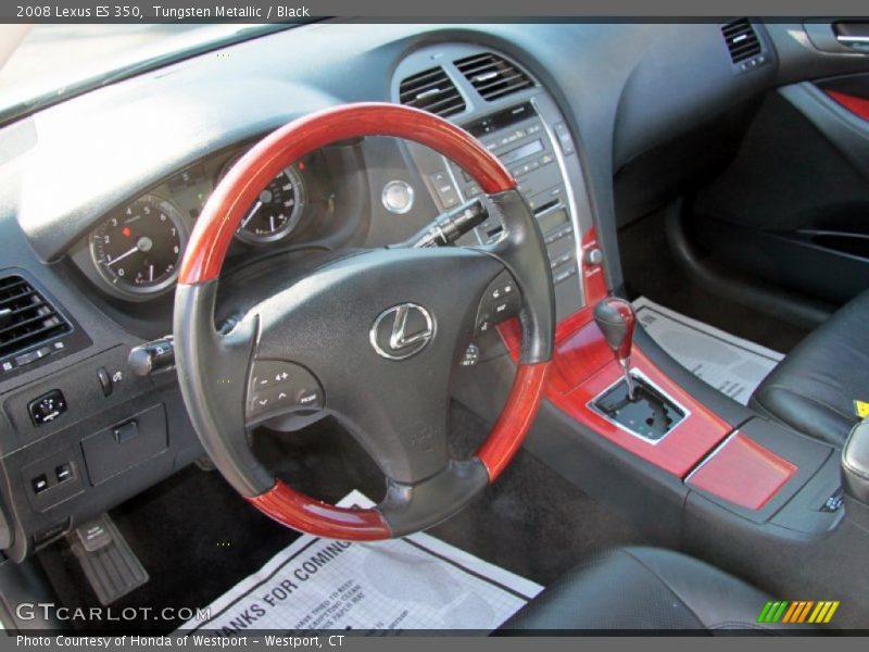 Tungsten Metallic / Black 2008 Lexus ES 350