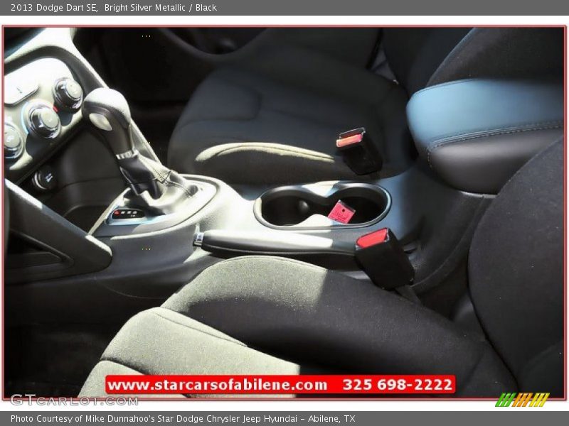 Bright Silver Metallic / Black 2013 Dodge Dart SE