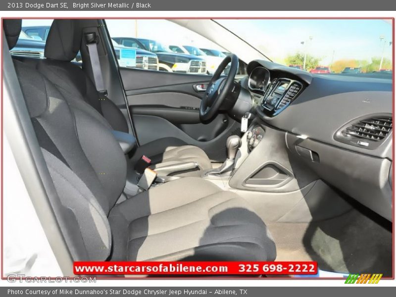 Bright Silver Metallic / Black 2013 Dodge Dart SE