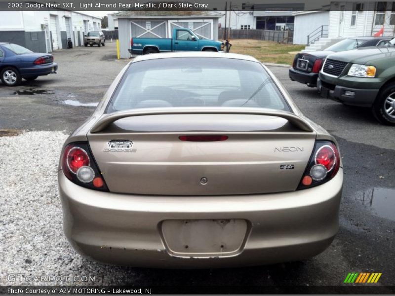 Light Almond Pearl Metallic / Dark Slate Gray 2002 Dodge Neon SXT