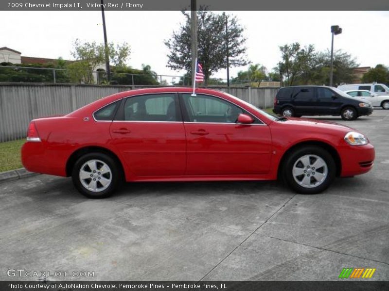 Victory Red / Ebony 2009 Chevrolet Impala LT