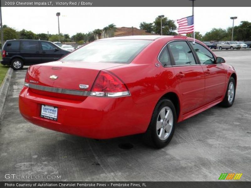 Victory Red / Ebony 2009 Chevrolet Impala LT