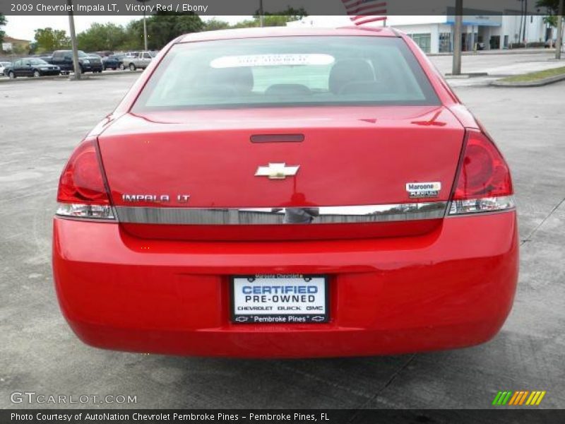 Victory Red / Ebony 2009 Chevrolet Impala LT