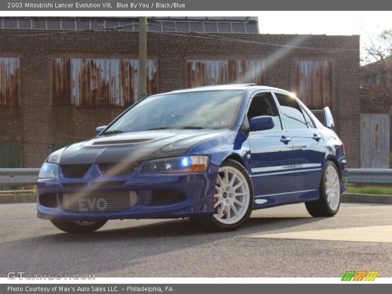 Blue By You / Black/Blue 2003 Mitsubishi Lancer Evolution VIII