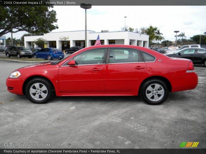 Victory Red / Ebony 2009 Chevrolet Impala LT