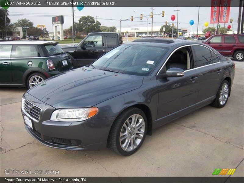 Titanium Gray Metallic / Anthracite Black 2007 Volvo S80 3.2