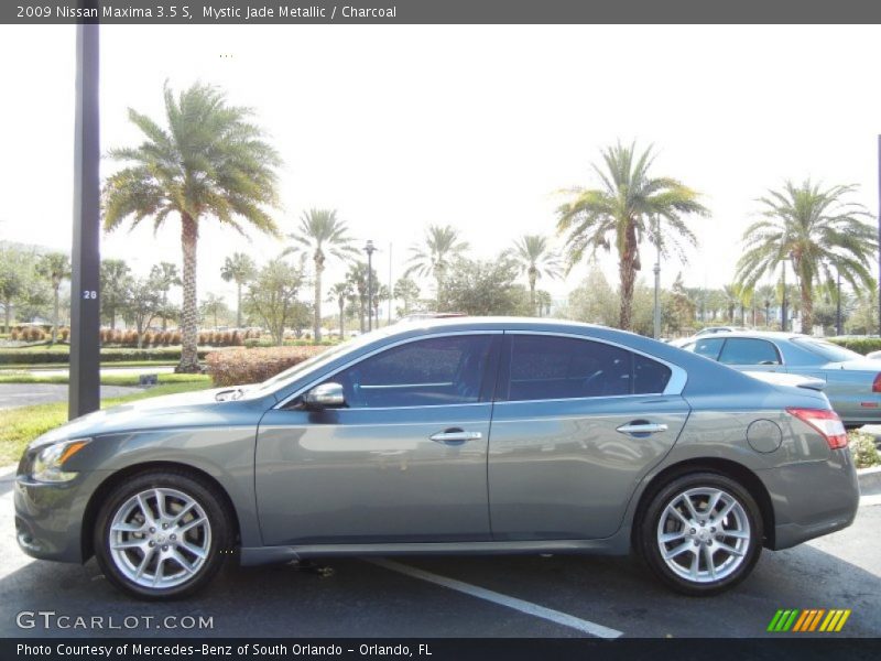 Mystic Jade Metallic / Charcoal 2009 Nissan Maxima 3.5 S