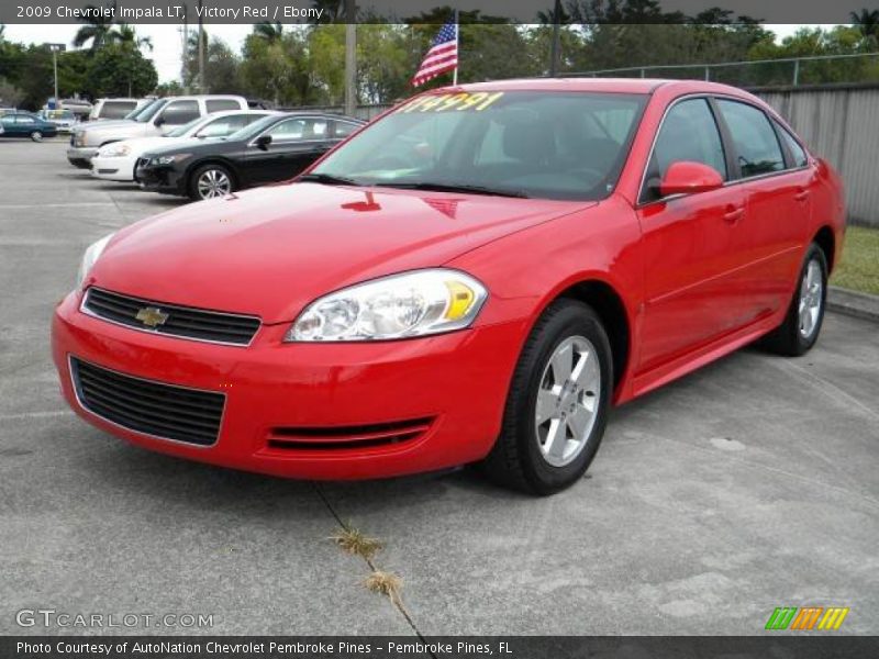 Victory Red / Ebony 2009 Chevrolet Impala LT