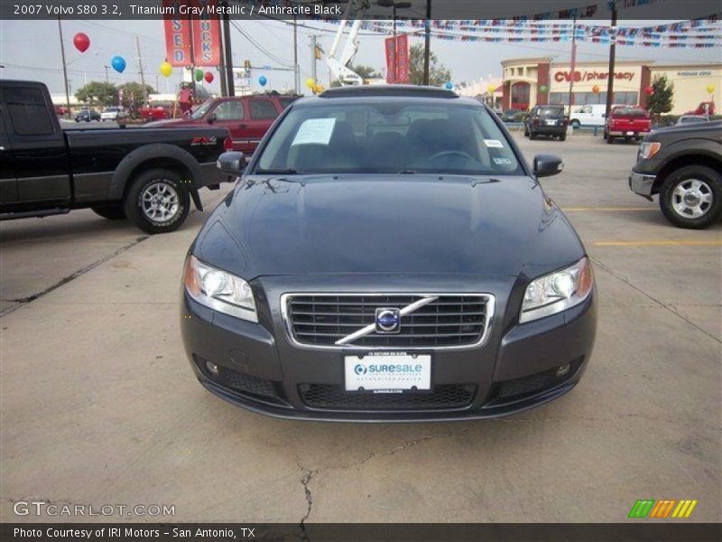 Titanium Gray Metallic / Anthracite Black 2007 Volvo S80 3.2