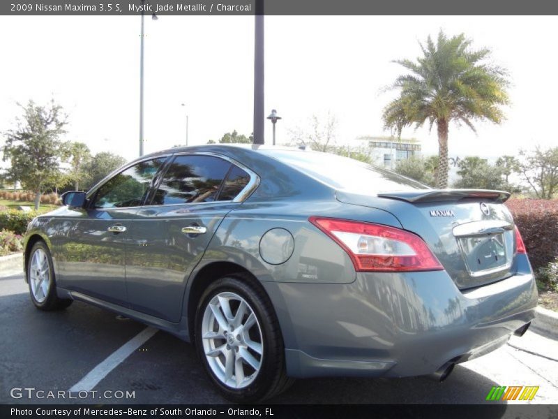 Mystic Jade Metallic / Charcoal 2009 Nissan Maxima 3.5 S