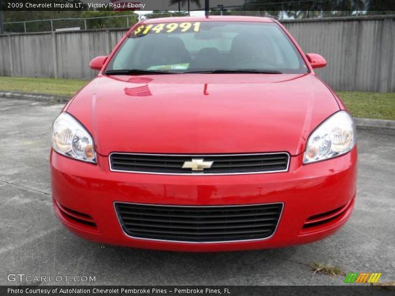Victory Red / Ebony 2009 Chevrolet Impala LT
