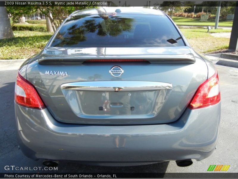 Mystic Jade Metallic / Charcoal 2009 Nissan Maxima 3.5 S