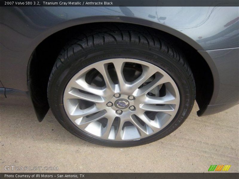 Titanium Gray Metallic / Anthracite Black 2007 Volvo S80 3.2
