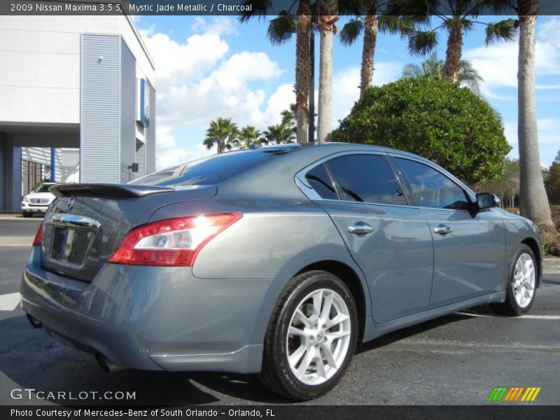 Mystic Jade Metallic / Charcoal 2009 Nissan Maxima 3.5 S