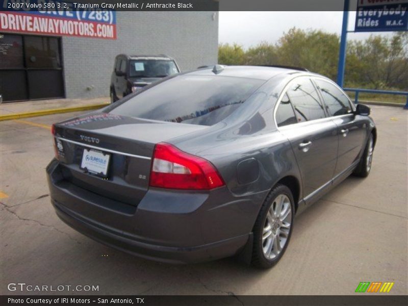 Titanium Gray Metallic / Anthracite Black 2007 Volvo S80 3.2