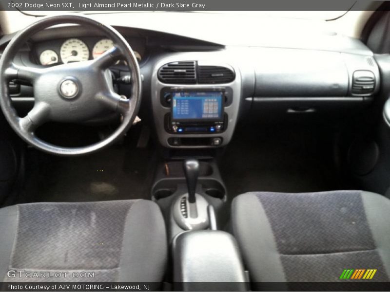 Light Almond Pearl Metallic / Dark Slate Gray 2002 Dodge Neon SXT