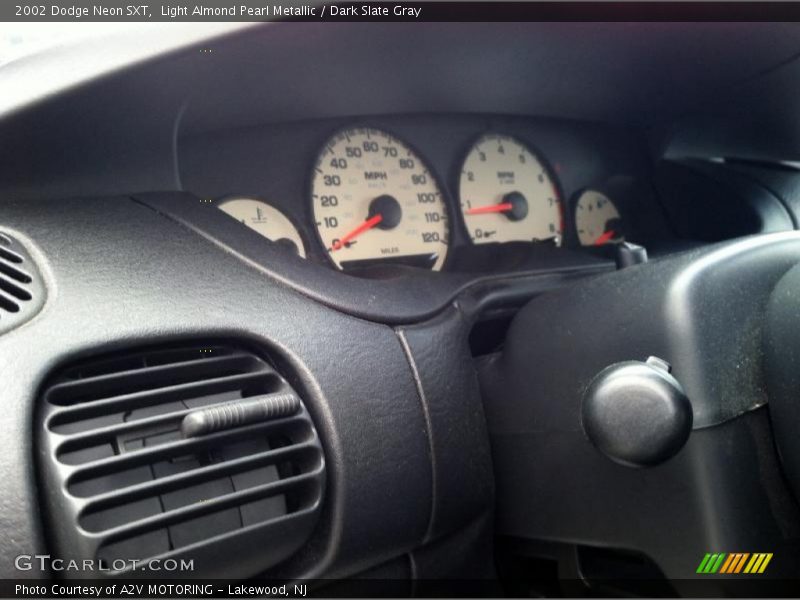 Light Almond Pearl Metallic / Dark Slate Gray 2002 Dodge Neon SXT