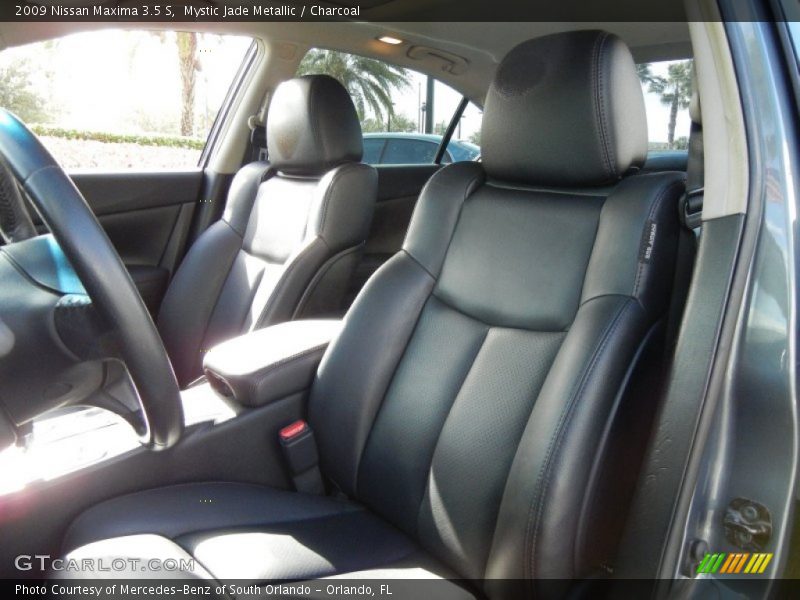 Mystic Jade Metallic / Charcoal 2009 Nissan Maxima 3.5 S
