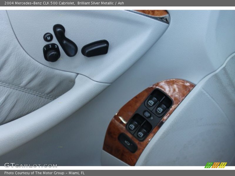 Brilliant Silver Metallic / Ash 2004 Mercedes-Benz CLK 500 Cabriolet